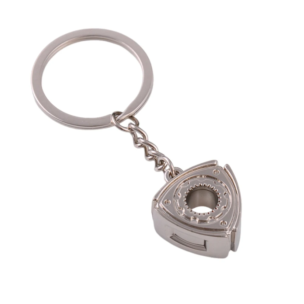 New Trend Metal Keychain Zinc Alloy Engine Rotor Keychain Delicate Creative Gift Car Refit Mazda Rotor Engine Keychain