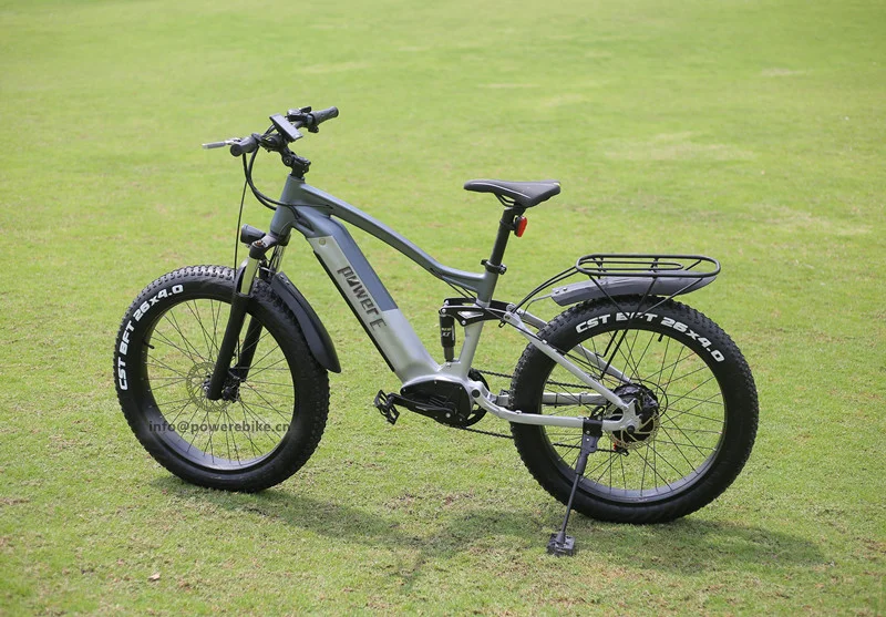 48V 15Ah Lithium Battery Electric Fat Bike 1000W Weldless Aluminum Frame Powerul E Bike
