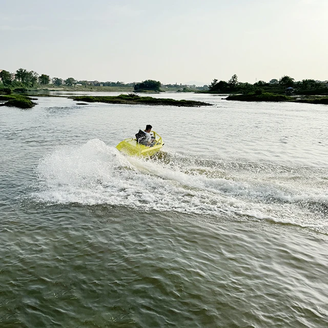 New Design High Quality Fast Speed Boat Mini Jet Boat Electric Karting Boat For Sale