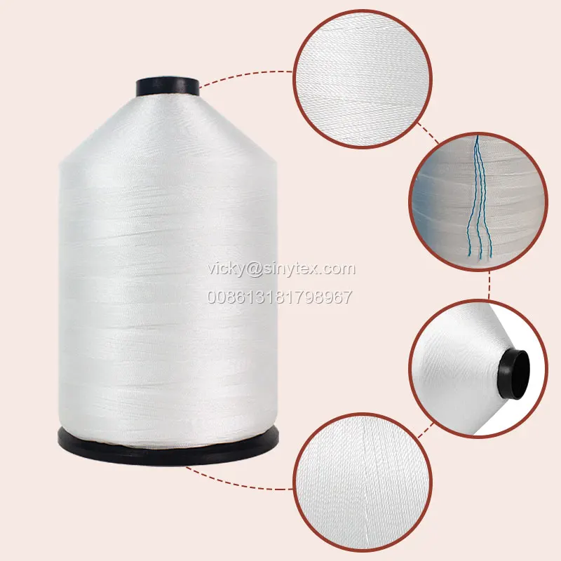 Corrosion Resistant Polyethylene Fiber 1000D/3 High Tenacity High Modulus UHMWPE Filament For Twisted Thread