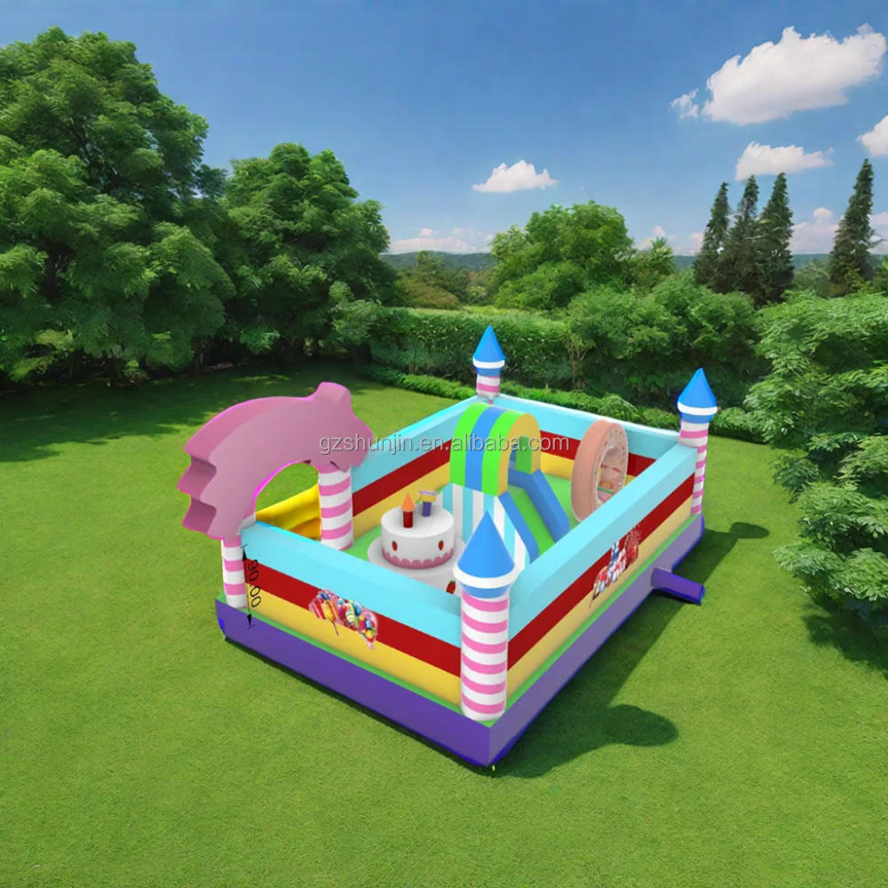Large PVC Indoor Blow-Up Water Slide for Pool above Ground Inflatable Water Slide for Home School or Shopping Mall