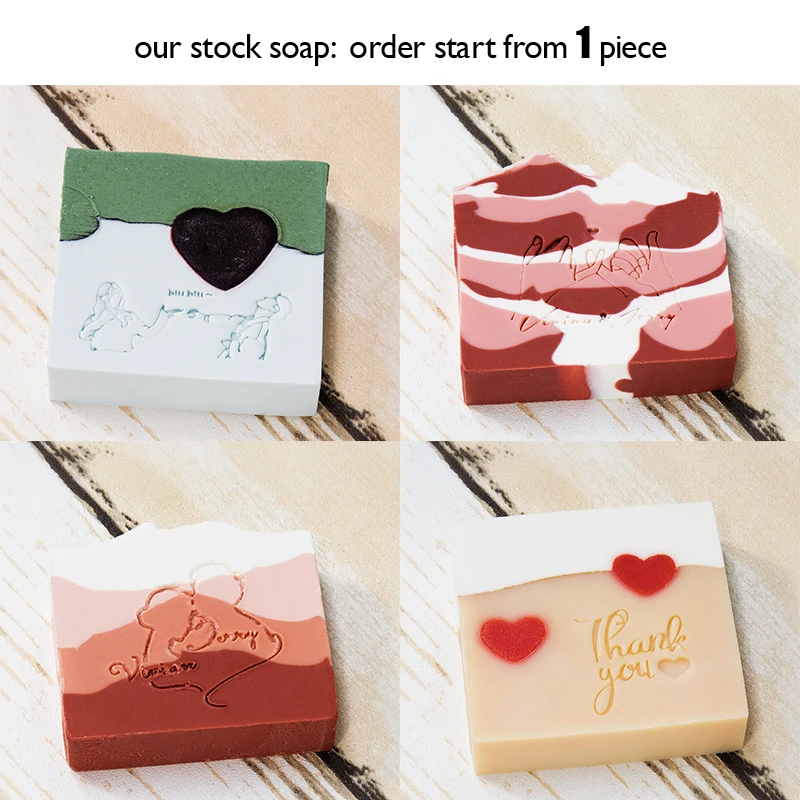 Exclusive design organic face soap 100% natural handmade creative soap