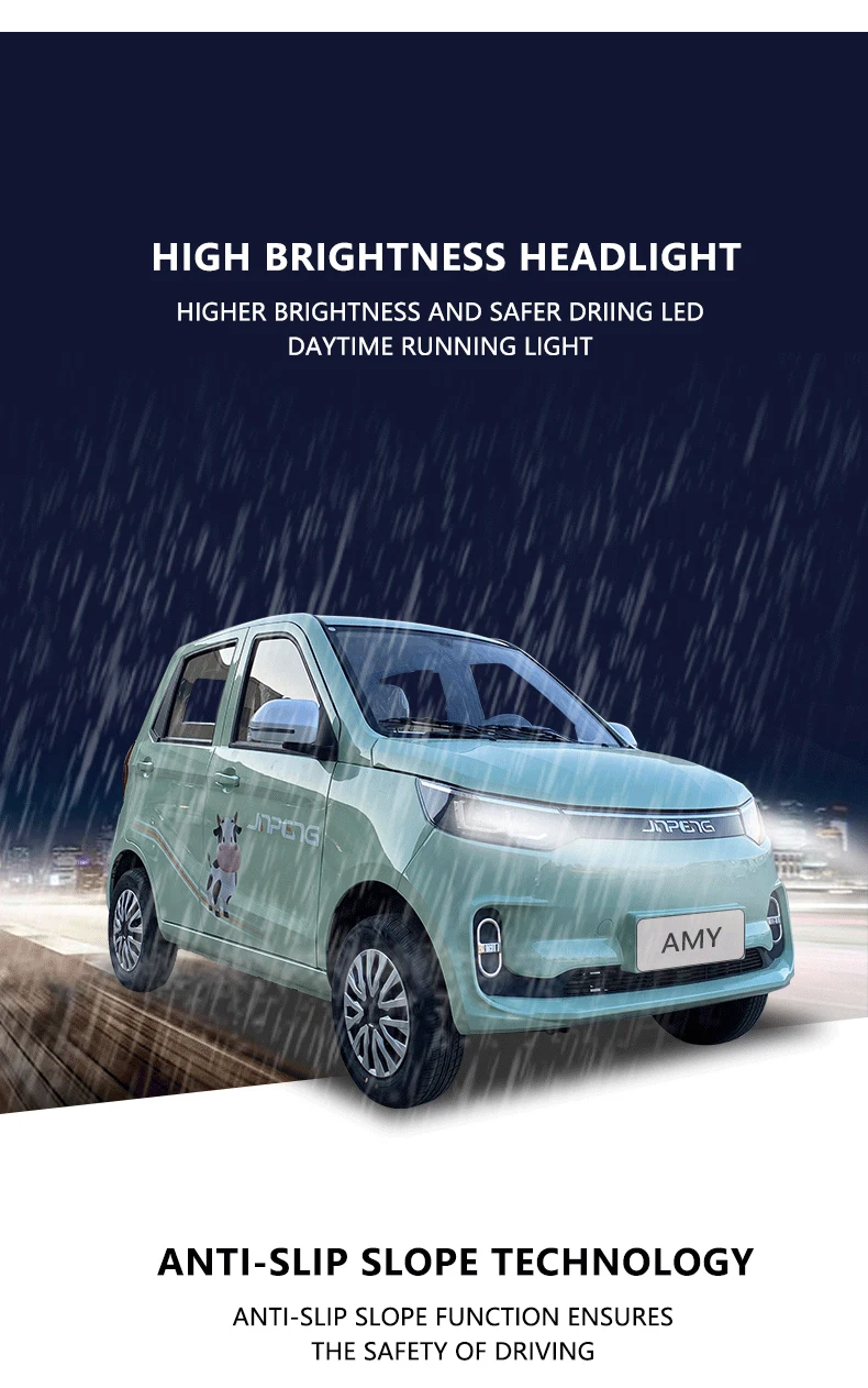 JINPENG EEC AMY  New Style Mini Electric New Energy Vehicles Electric Car for Adult