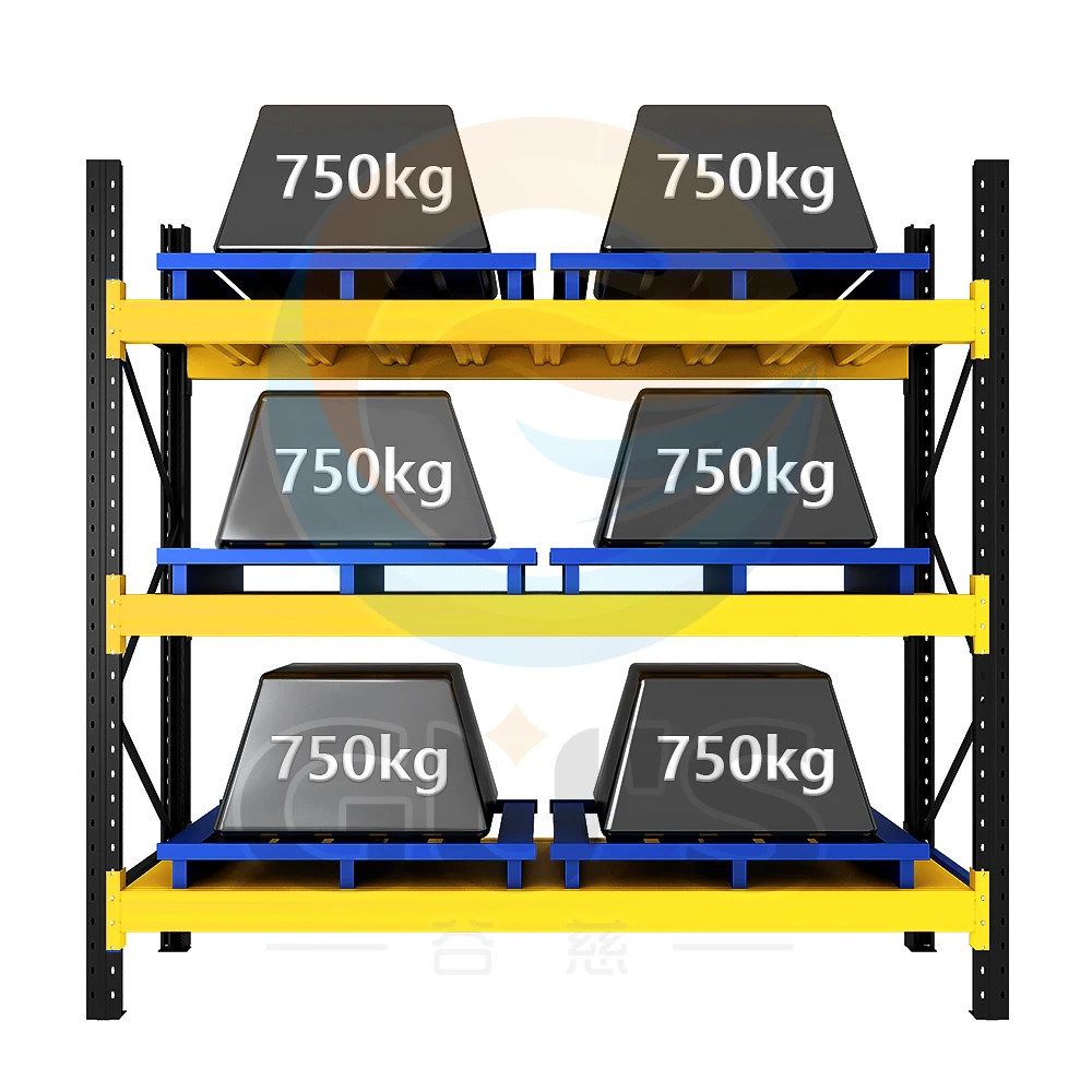 High Quality Steel Metal Shelves for System Warehouse Storage Black Rack Factory Price New Warehouse Equipment