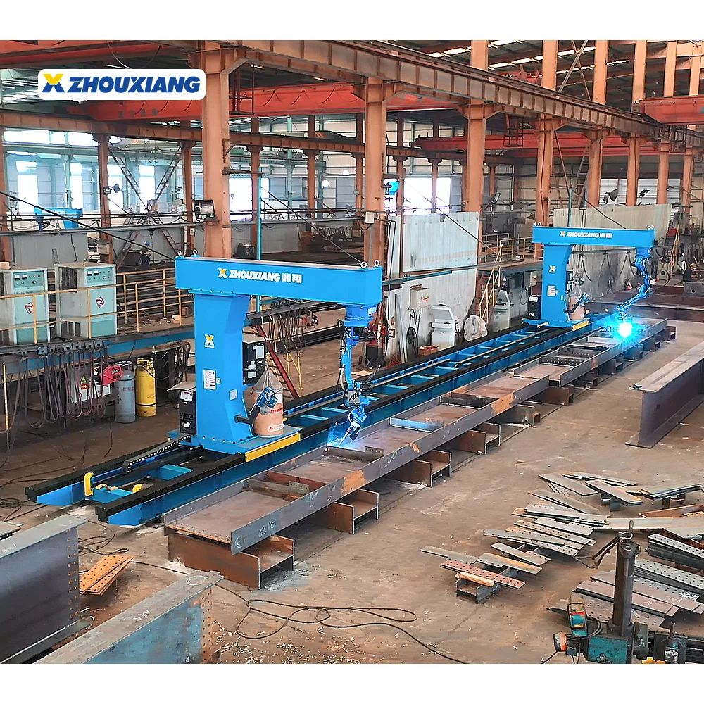 China Construction Industrial Automatic Large H Beam Robot Welding Station