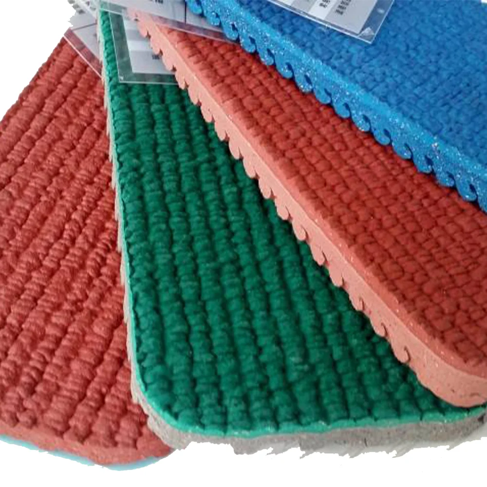 9mm/13mm Tartan Track Runway Prefabricated Sports Flooring for Jogging and Running NFL-L-24012405