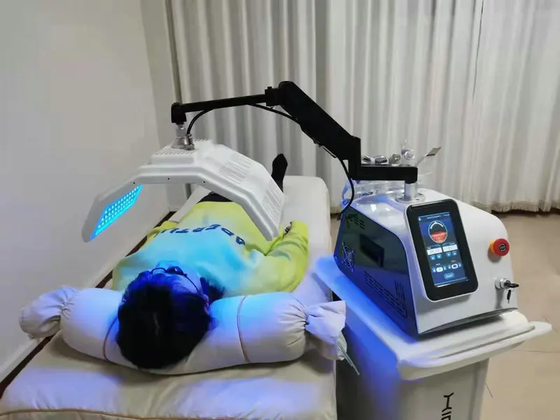 Professional Skin Care Led Pdt Lighting 7 Color Photon Therapy Machine PDT Facial Light Therapy Machine