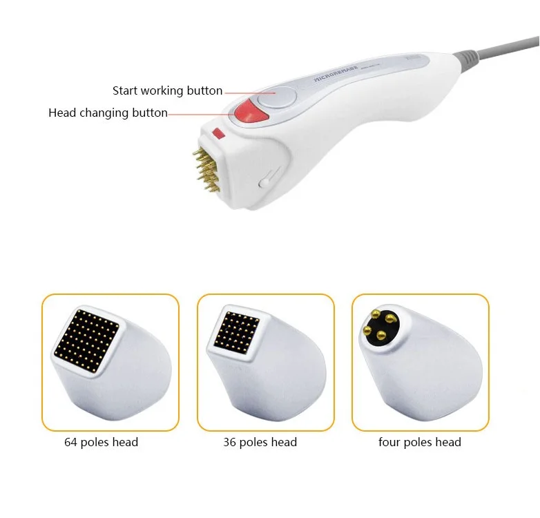 Need-free fractional radio frequency machine for eye face and body 5mhz RF for facial skin tightening eye wrinkle removal
