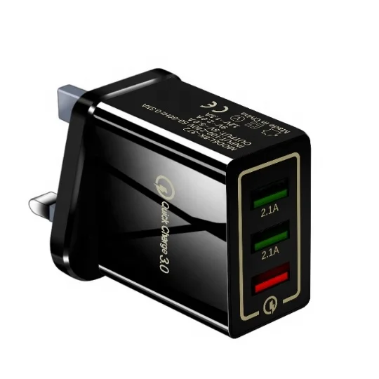 Популярный дизайн Великобритания 30 Вт QC 3 0 USB-разъем для быстрой зарядки адаптер питания мобильного