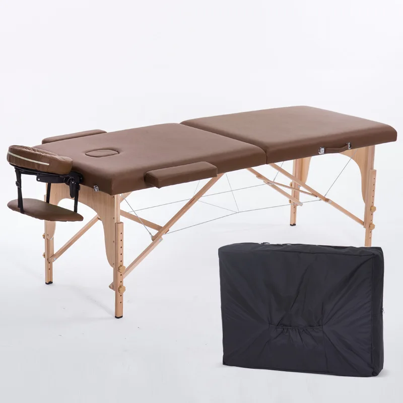 Massage Bed Portable Foldable Spa Bed Full Body Massage Table With Accessories Backpacks