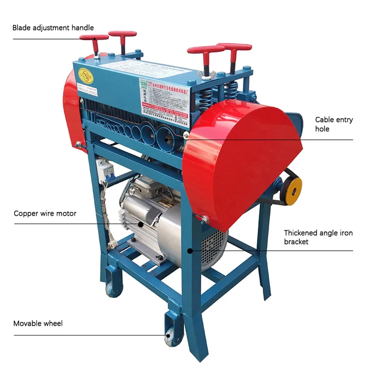 SHINEWORLD China market hot sale machinery 2-50MM cable manufacturing equipment automatic wire stripper