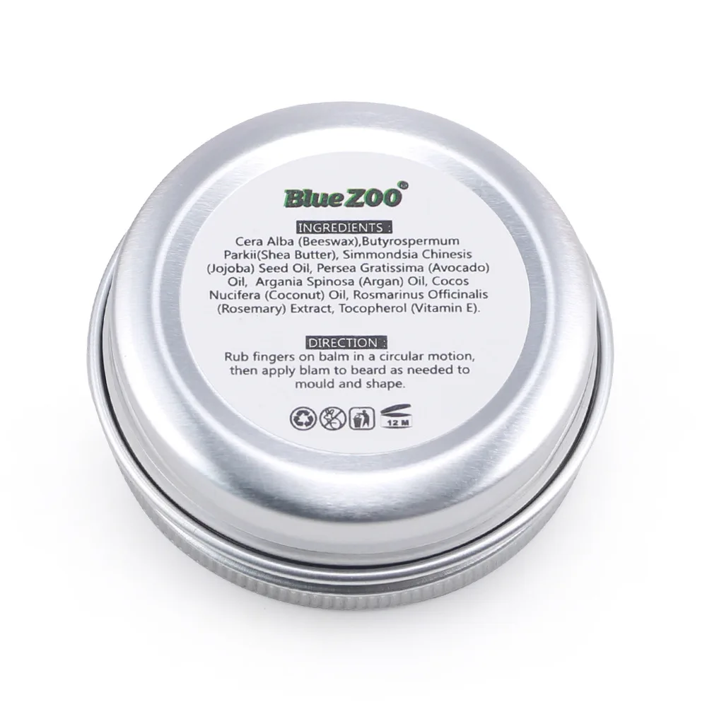Пользовательская этикетка мужской Бальзам для бороды восковой крем для бритья увлажняет мужской крем для бритья