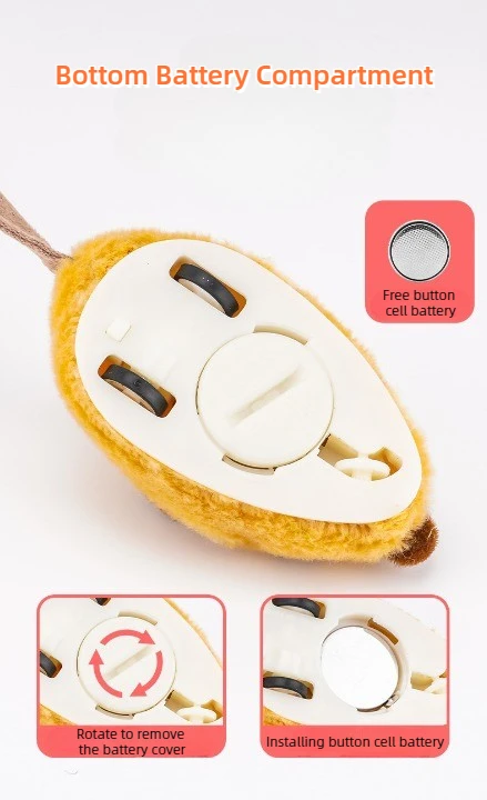 Automatic Moving Mouse Cat Toy Fun Plush Cat Interactive Toy Touch Sensitive Kitten Cat Electric Catching Mouse Toy