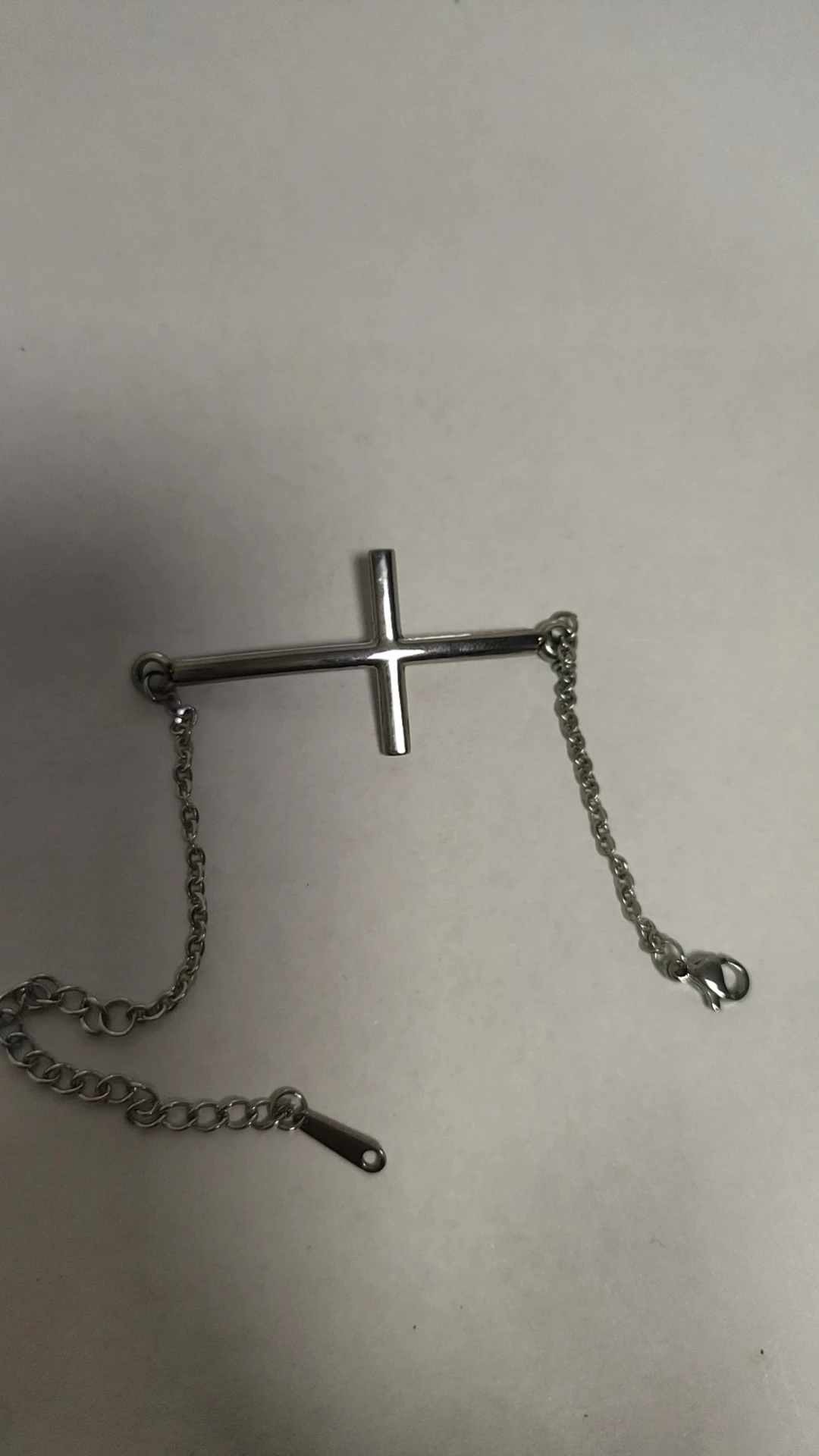 High quality christian jewelry cross stainless steel chain cross bracelet for fashion girls and boys