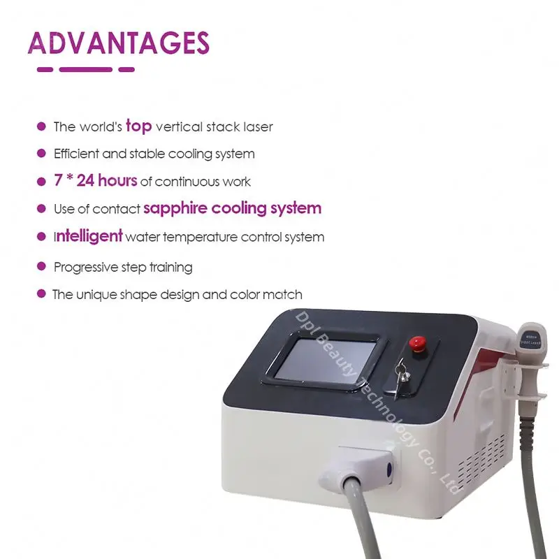 2022 Portable 808nm Diode Laser Hair Removal Machine Lumenis Lightsheer Duet Laser Epilation Salon Equipment Price