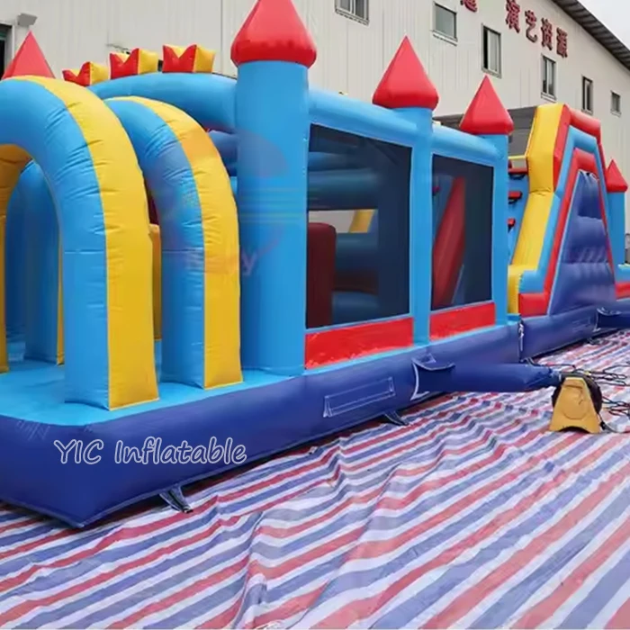 China Factory Commercial Inflatable Obstacle Course Games Climbing Sport Game for Kids and Adults