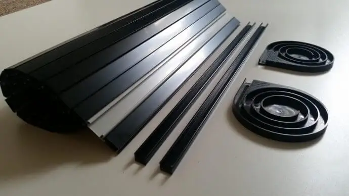 
China Direct Factory price pvc abs cabinet rolling door roller shutter doors for cupboards 