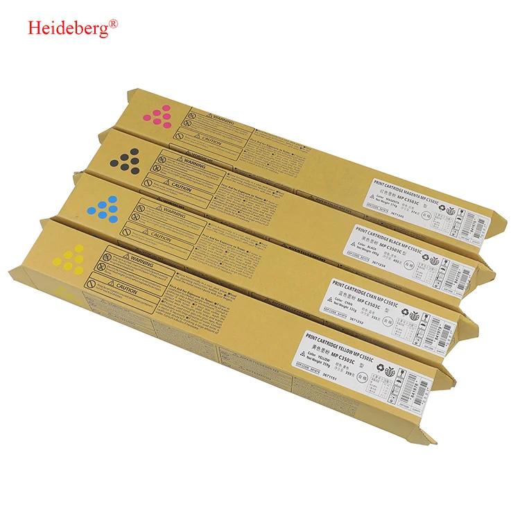 High Quality MPC3002 Yellow Black Premium MPC3502  Toner Cartridge Compatible Ricoh