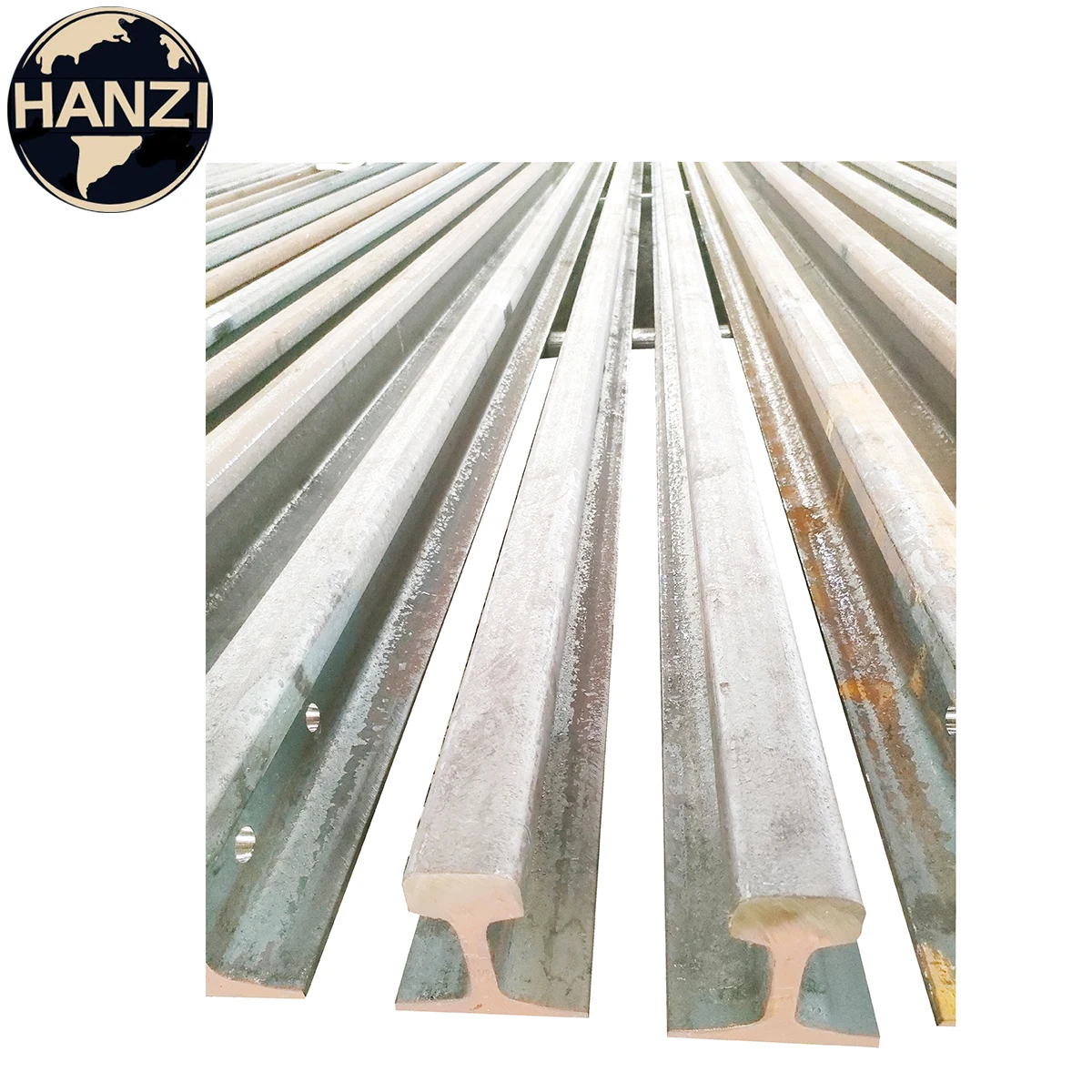 JIS 50 N Crane Steel Rail Light Head Track Sleepers Railway Weight Bottom Material Moving Railroad Origin Bolt Type