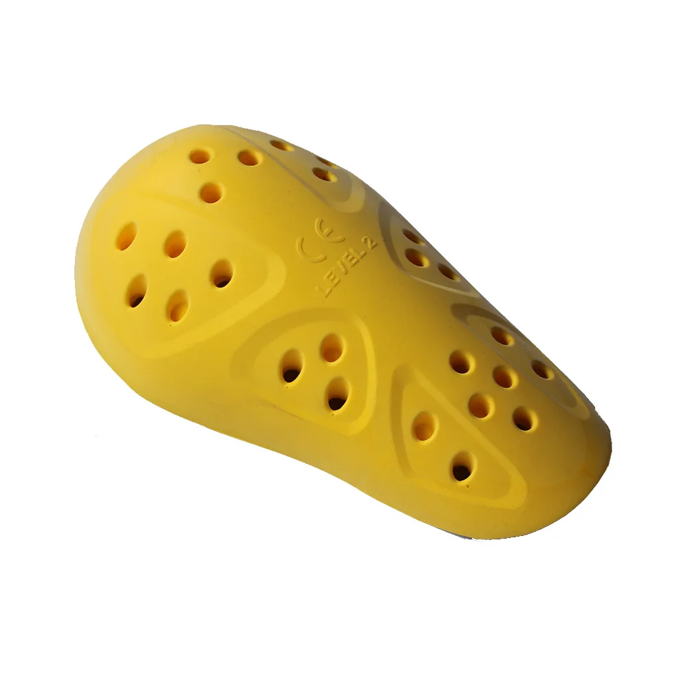 Professional Adult Protective Vest with Thin Yellow XY Type Motorcycle Shoulder Elbow Knee Pads CE Level 2 Approved Soft Type