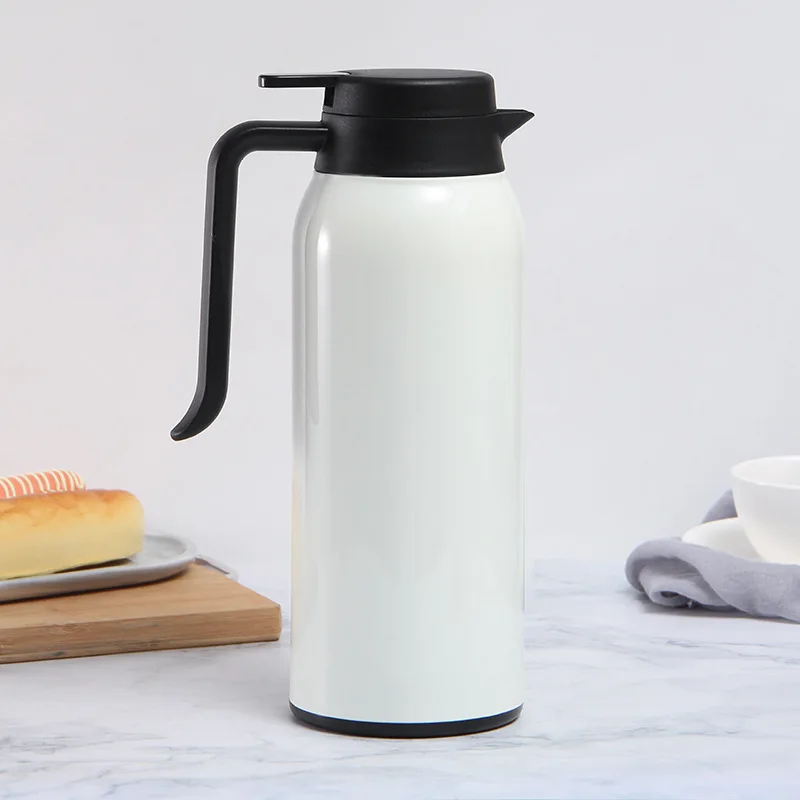 Double Wall Vacuum Insulation Thermal Coffee Carafe Home Water Pot Thermal Hot Water Jugs Stainless Steel sharping pot