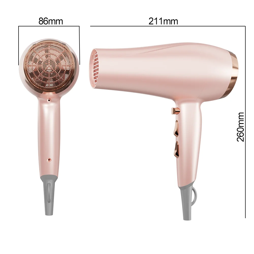 Good Quality Smart Motor Salon 2200w Super Mini Portable Travel Hotel Professional Salon High Speed Blower Machine Hair Dryer