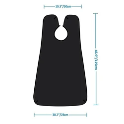 Factory Custom new male beard shaving apron care clean hair adult beard cape shave apron,shaving