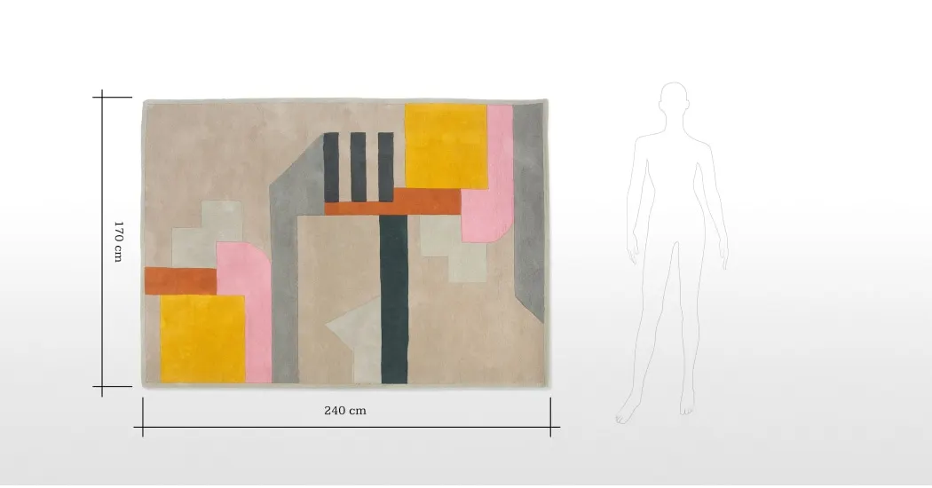 Factory Direct Sale Abstract Hand Tufted Rugs Wool Modern Nordic Custom Carpet Flooring Living Room Area Rug