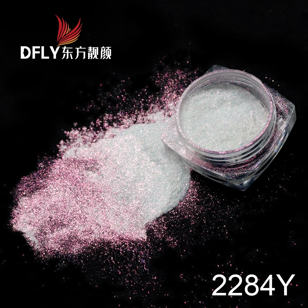 High quality white colorshift pearl pigment powder for eyeshadow