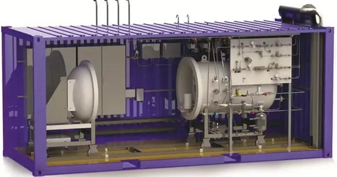 Methanation Skid-Mount Sabatier Reactor Containerized Sabatier Reactor Modular Satabier Reactor CO2 to Methane