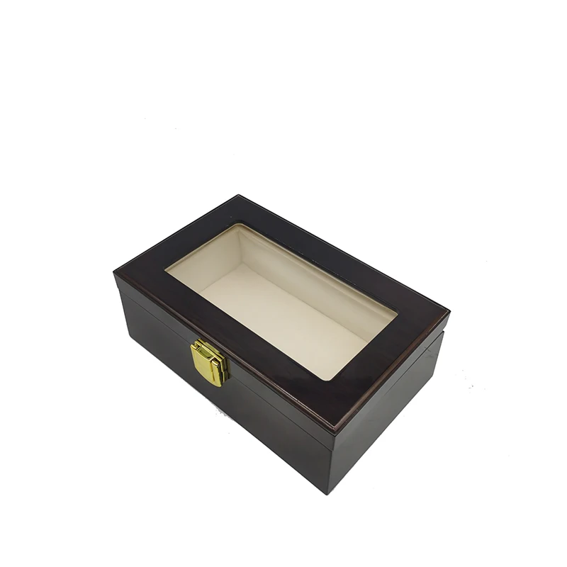 2023 luxury brown high grade ABS factory wholesale customize recyclable plastic box packaging perfume bottle with box