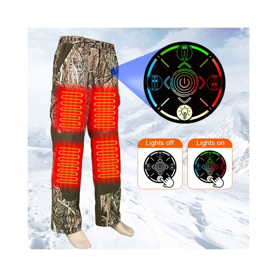 Качественные брюки с подогревом на заказ, одежда для охоты, уличные рабочие, рыболовные, охотничьи камуфляжные штаны для холодной зимы