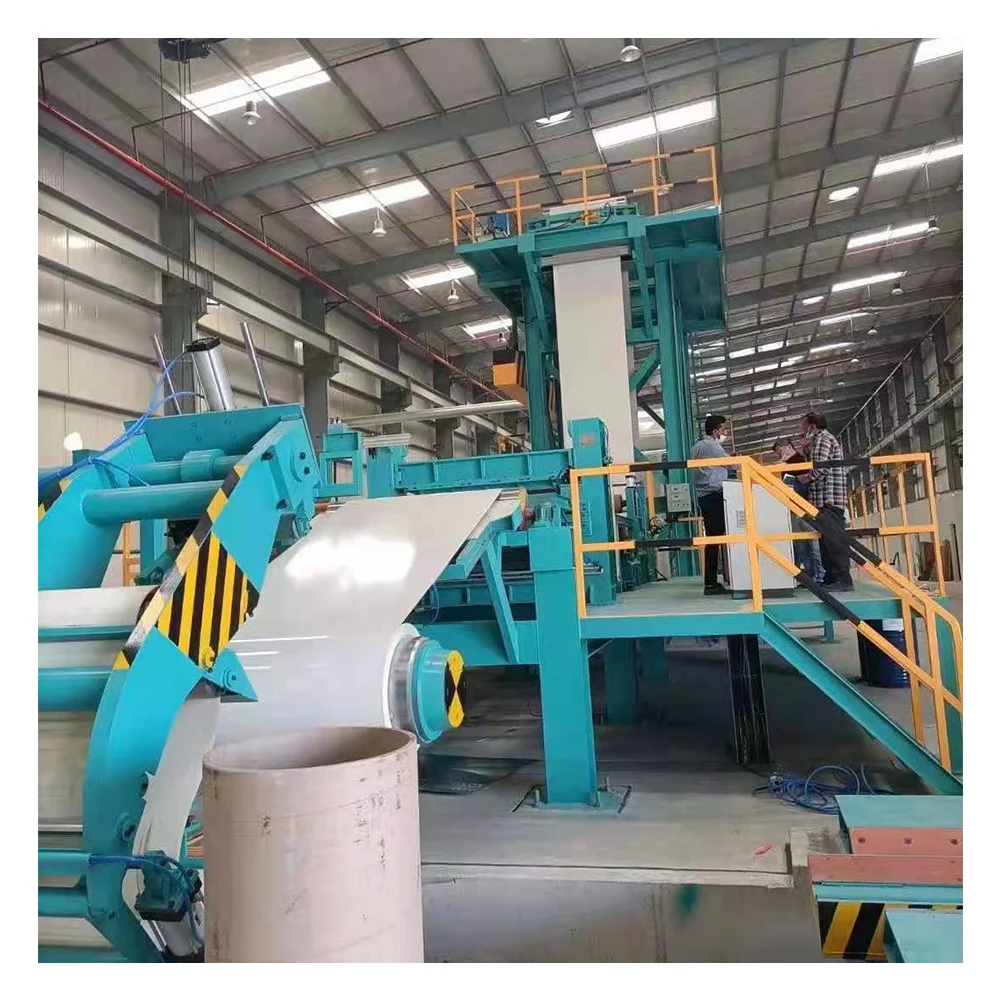 Steel color coating line with bright colorful coated equipment for sale