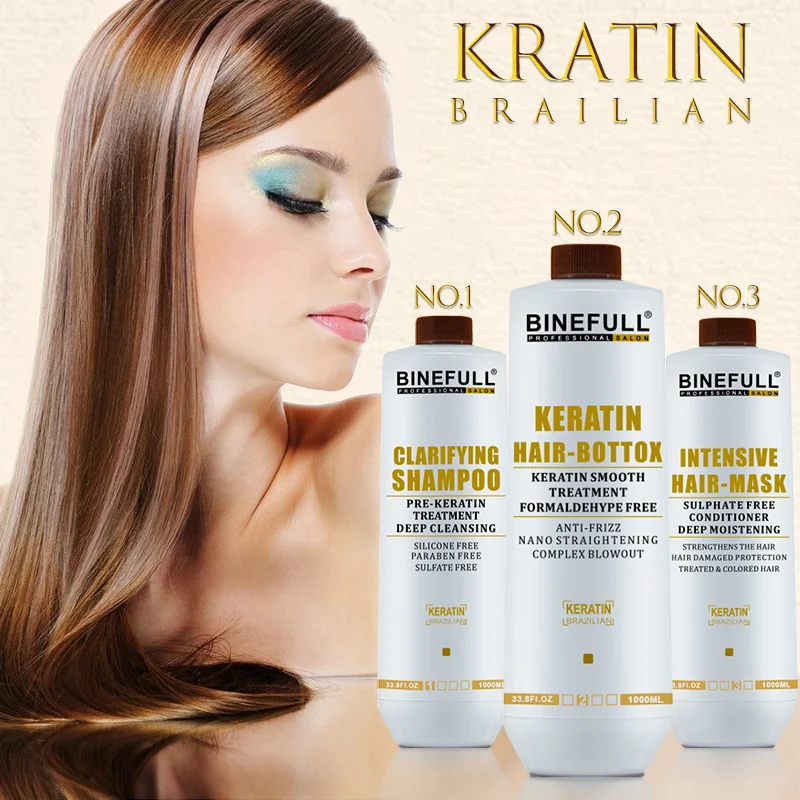 Factory High Quality Hair Care Protein Treatment Keratin Hair Smooth Treatment Cream Keratin Straightening 10 Years Experience
