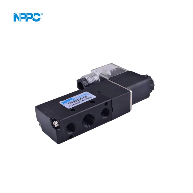 CV series single coil solenoid valve 4V210-08  CV25210-08 normally close manufacturer china factory