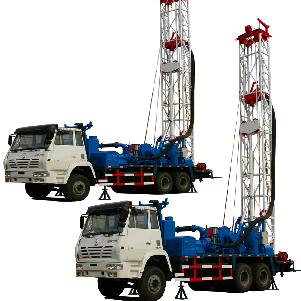 Truck-mounted Workover Rig Desert Oil Drilling Rig Xj30 Flushby Unit