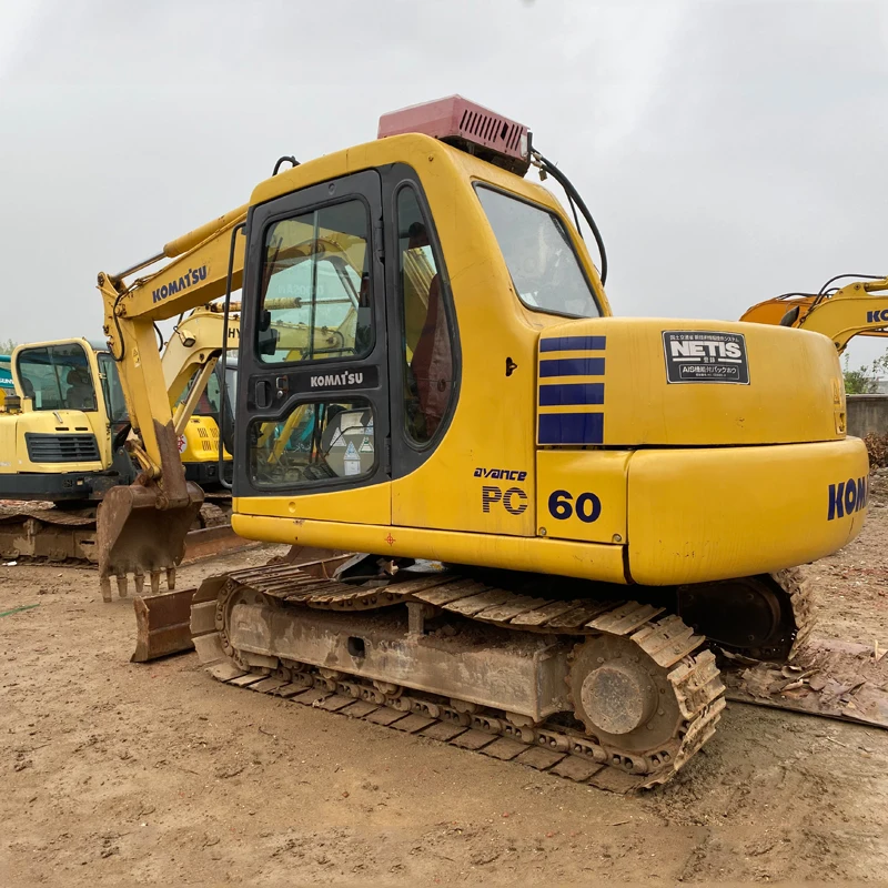 Оригинальный экскаватор KOMATSU б/у komatsu pc60-7 pc60 для продажи