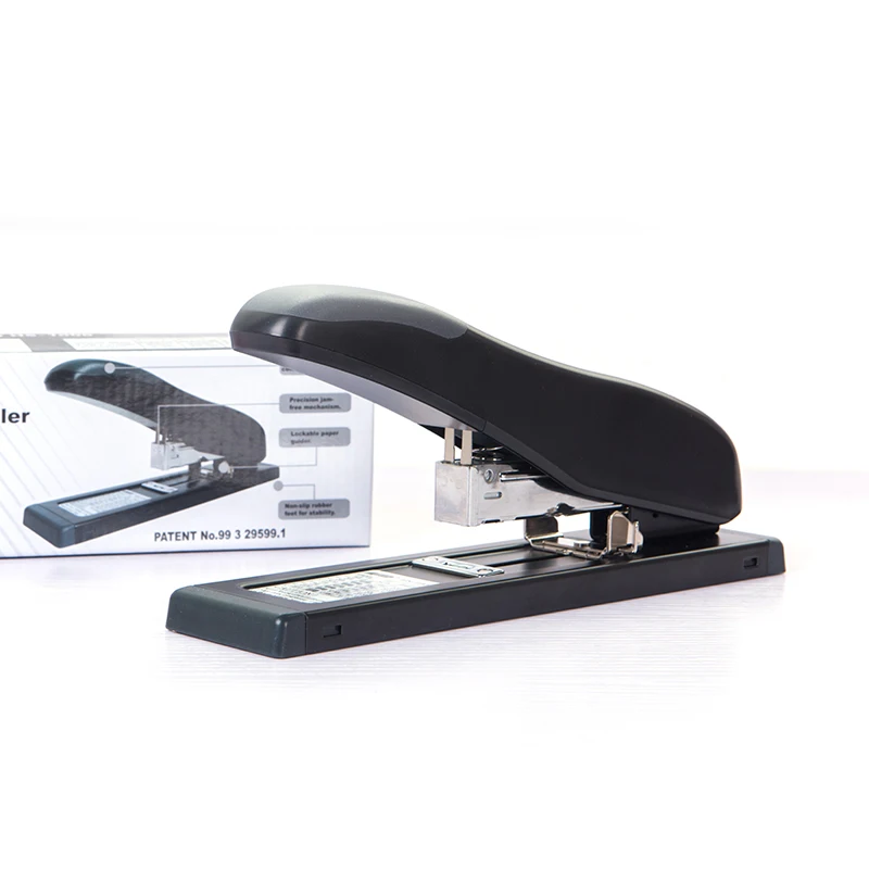 HS-1000 Plastic Best Industrial Manual Book Binding Large Stapler Tacker Office 100 Sheet Capacity Heavy Duty Wire Stapler