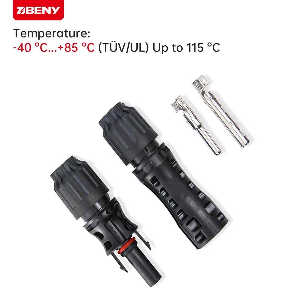 BENY Pin провод водонепроницаемый MC4-Evo 2 фотоэлектрический разъем 1500 В DC кабель MC4 для солнечной PV панели системы с 5 лет гарантии