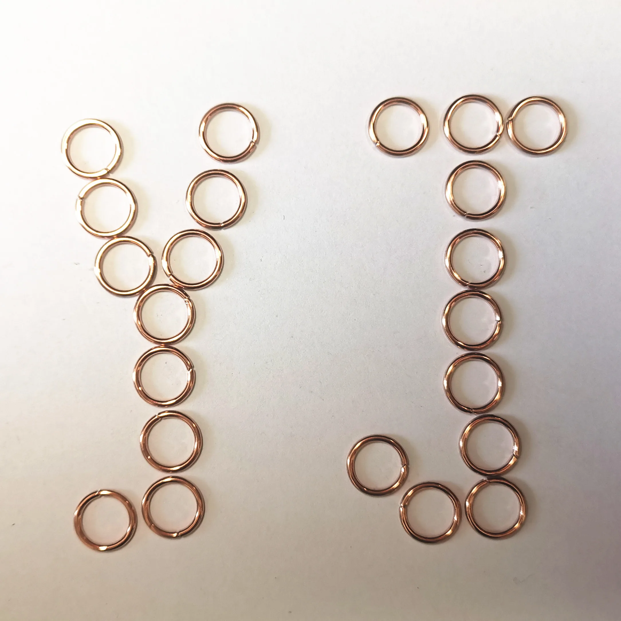 Copper brazing ring CuP-2 dia 0.1 to 6mm for welding copper with copper alloy factory price