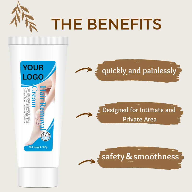 Most popular Quick Body Face Facial Hair Removal Depilatory  Cream for adult boy