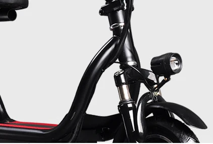 Hot sale 14 inch Airless Tire 48V 8AH 350W Electric Motorcycle rear spring shock absorption electric scooter