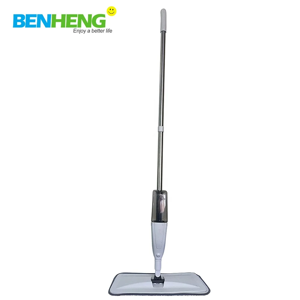 Healthy Water Spray Mop Sweeper Smart Floor Cleaner 360 Rotating Rod Microfiber Spin Mop