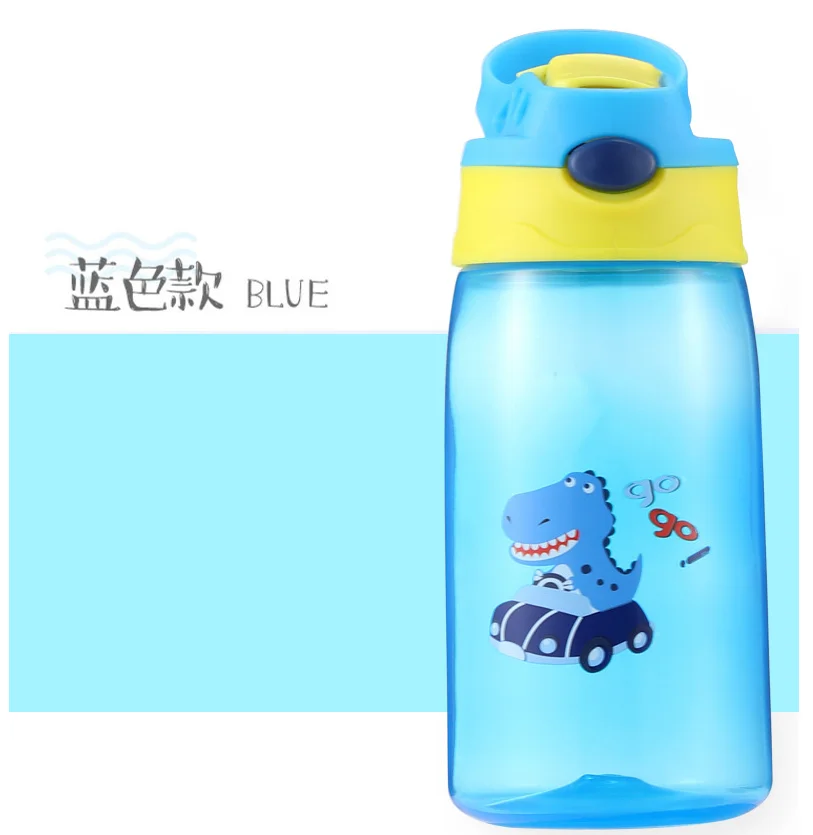 450 ml kids water bottles with pop-up bouncing up flip lids BPA free plastic Acrylic water bottle double wall insulated tumbler