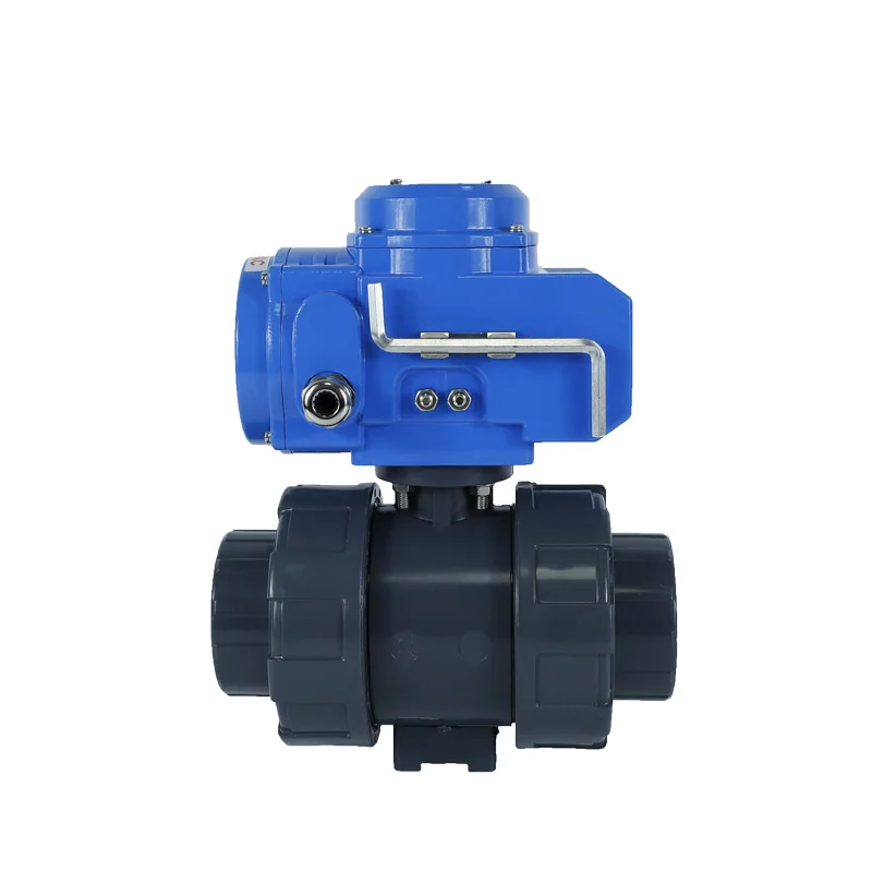 Actuator PN10 Plastic Motorized 12V DC24V 220V Water Electrical Control Electric PPH PPR UPVC PVC Electric ball valve