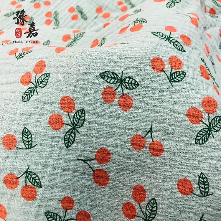 Customized cotton baby printed muslin baby plain mercerized cotton fabric for children plain printed