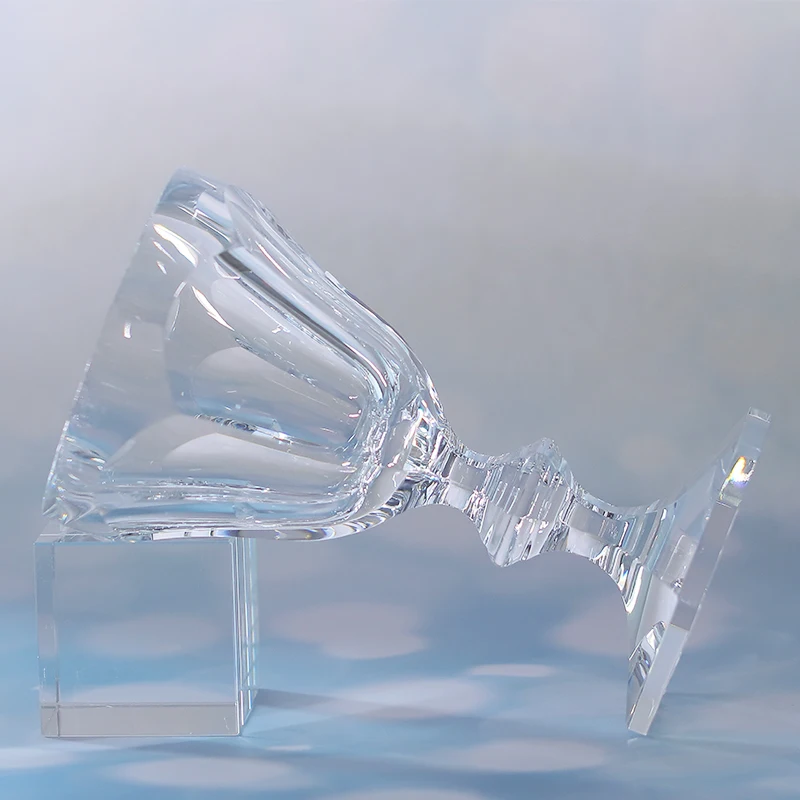 200ml Czech-Style K9 Crystal Wine Champagne Goblet Personalized Logo for Weddings Parties and Gifts