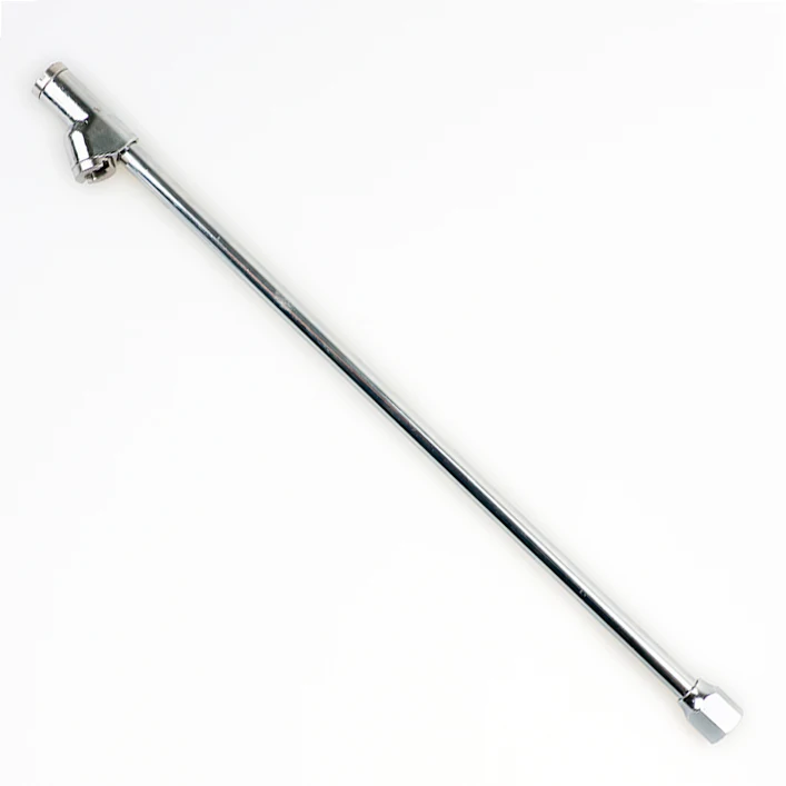 1/4 inch NPT female heavy duty tire inflator gauge 1/4' NPT, female dual head straight tire chuck