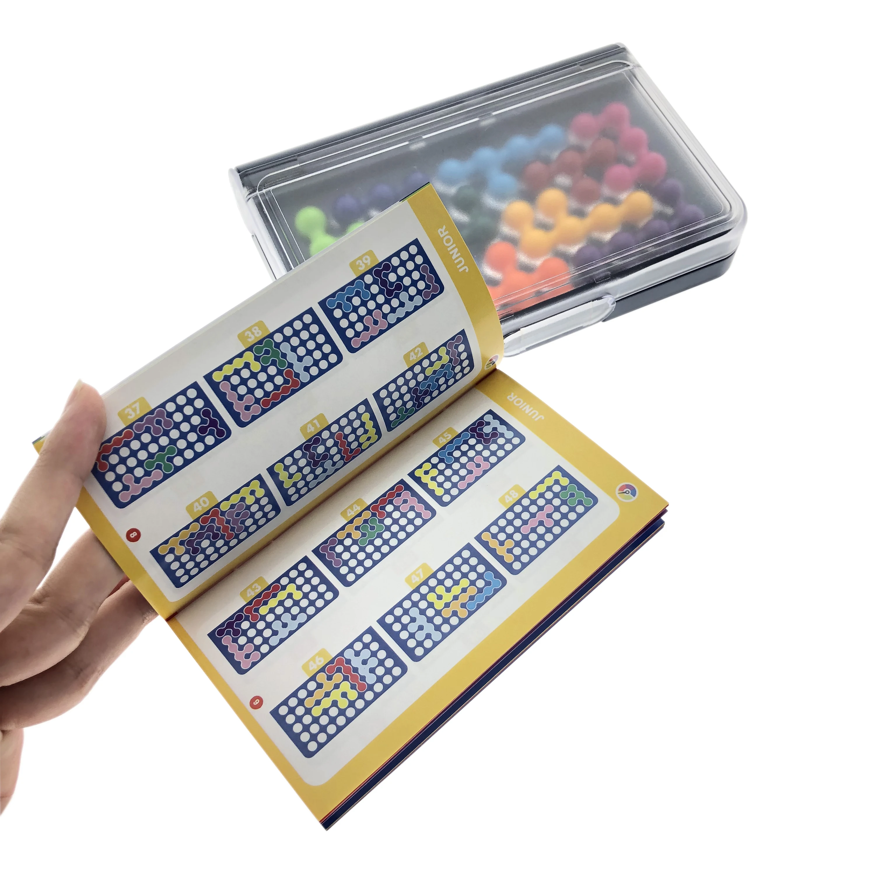 Educational Intelligent Toys Fun 3D Travel Game Kids Featuring 120 Challenges IQ Fit Smart Game