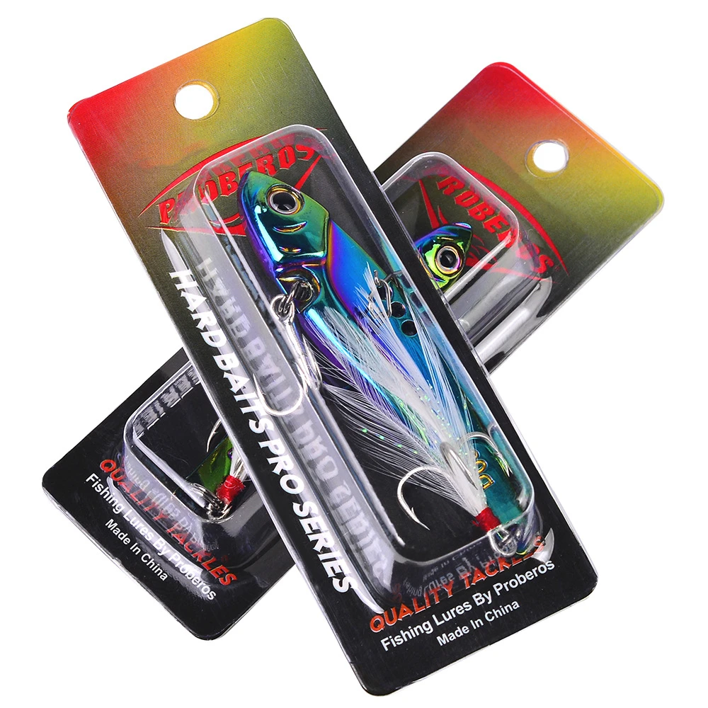 New 5g 7g 12g 15g 20g Rotating Metal Vib Vibration Bait Spinner Spoon Fishing Lure Jig